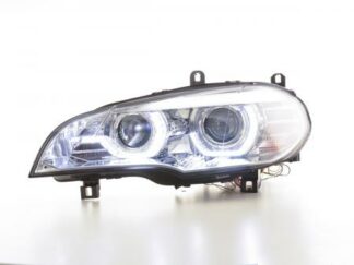 DRL / Xenon -ajovalot BMW X5 E70 vm. 06-10 kromi AFS Ajovalot