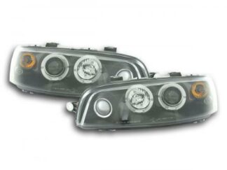 Angel eyes -ajovalot Fiat Punto 2 type 188 vm. 99-02 musta Ajovalot