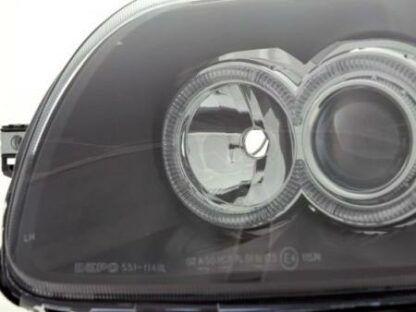 Angel eyes -ajovalot Renault Clio type B vm. 98-01 musta Ajovalot 3