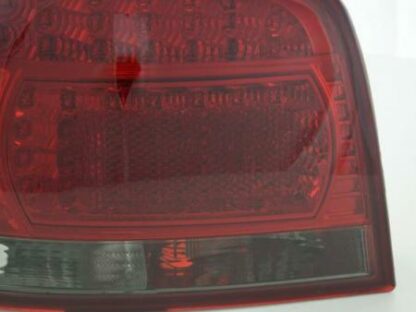 LED-takavalot Audi A3 type 8P vm. 03-07 musta/punainen Takavalot 3