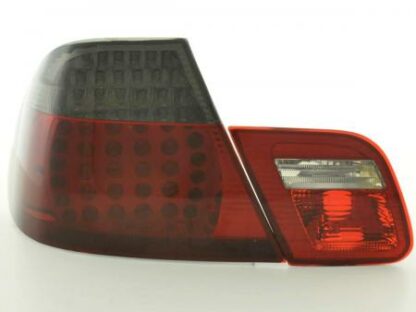 LED-takavalot BMW serie 3 Coupe type E46 vm. 99-03 musta/punainen Takavalot