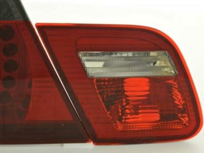 LED-takavalot BMW serie 3 Coupe type E46 vm. 99-03 musta/punainen Takavalot 4