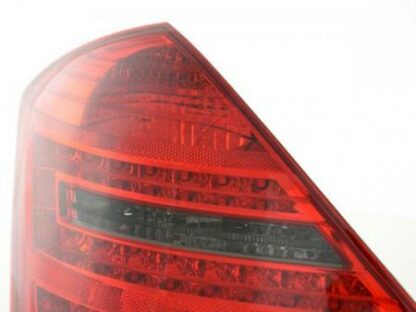 LED-takavalot Mercedes S-Class 221 vm. 05-09 punainen/musta Takavalot 2