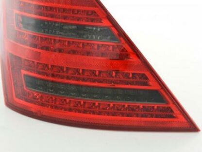LED-takavalot Mercedes S-Class 221 vm. 05-09 punainen/musta Takavalot 4
