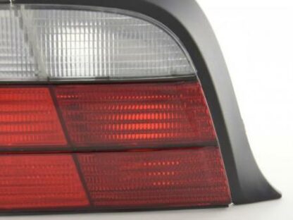 Takavalot BMW serie 3 Coupe type E36 vm. 91-98 punainen valkoinen Takavalot 3