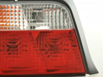 Takavalot BMW serie 3 saloon type E36 vm. 91-98 punainen valkoinen Takavalot 3
