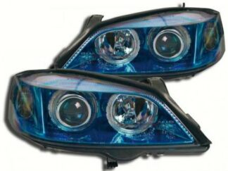 Angel eyes -ajovalot Opel Astra G vm. 98-03 sininen/kromi Ajovalot