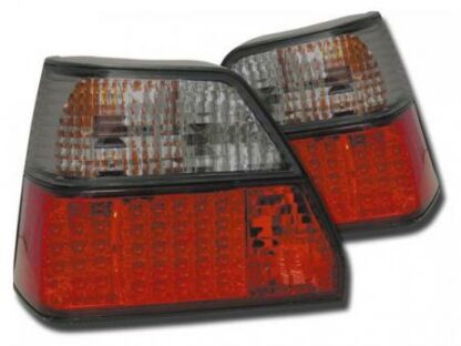 LED-takavalot VW Golf 2 type 19E vm. 84-91 musta/punainen Takavalot