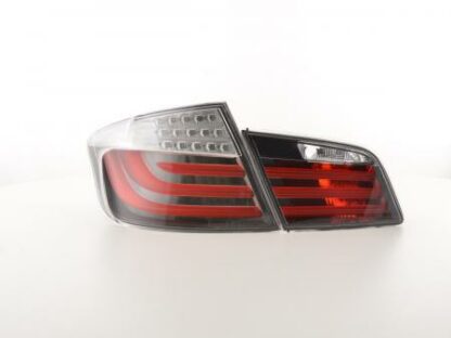 LED-takavalot BMW serie 5 F10 saloon vm. 2010-2012 punainen/kirkas Takavalot 2