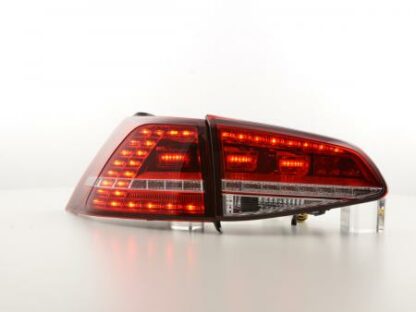 LED-takavalot VW Golf 7 from vm. 2012 punainen/kirkas Takavalot