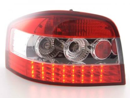 LED-takavalot Audi A3 type 8P vm. 03-05 kirkas/punainen Takavalot 2