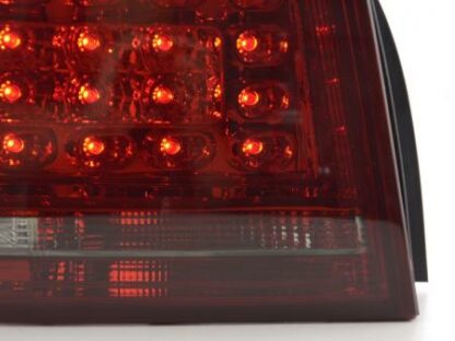 LED-takavalot Audi A3 3doors (8P) vm. 2010-2012 punainen/musta Takavalot 4