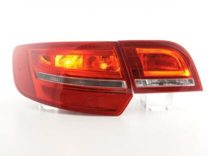 LED-takavalot Audi A3 Sportback (8PA) vm. 04-08 punainen/kirkas Takavalot 2