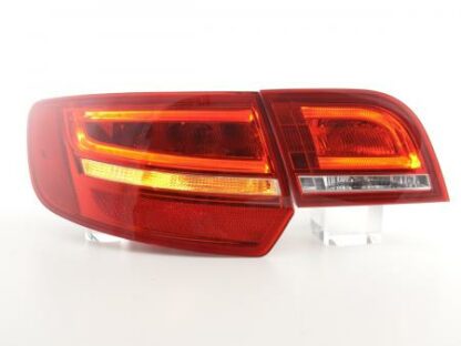 LED-takavalot Audi A3 Sportback (8PA) vm. 04-08 punainen/kirkas Takavalot 3