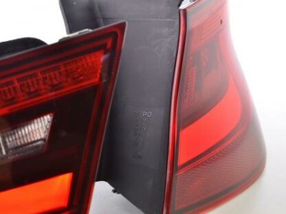 LED-takavalot Audi A3 (8V) 3 doors vm. 12-16 punainen/kirkas Takavalot 3