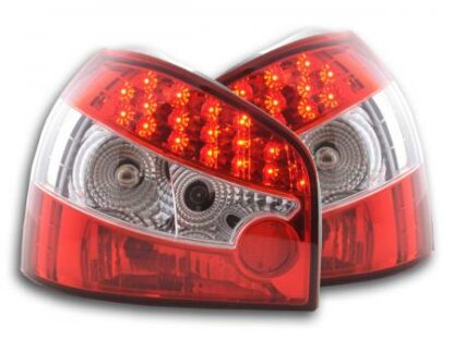 LED-takavalot Audi A3 type 8L vm. 96-02 punainen Takavalot