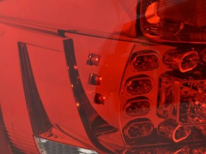 LED-takavalot Audi A3 3doors (8P) vm. 2010-2012 punainen/kirkas Takavalot 4