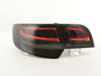 LED-takavalot Audi A3 Sportback (8PA) vm. 04-08 musta Takavalot