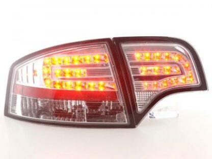 LED-takavalot Audi A4 saloon type 8E vm. 04-07 kromi Takavalot 3