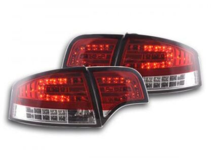 LED-takavalot Audi A4 saloon type 8E vm. 04-07 punainen/kirkas Takavalot