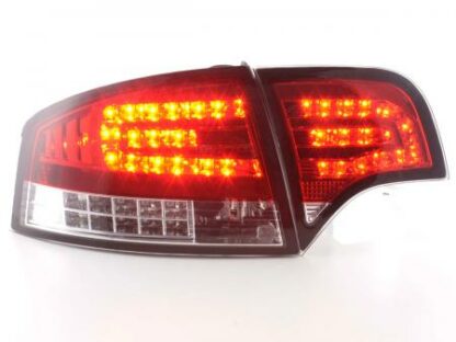 LED-takavalot Audi A4 saloon type 8E vm. 04-07 punainen/kirkas Takavalot 3