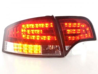 LED-takavalot Audi A4 saloon type 8E vm. 04-07 punainen/kirkas Takavalot 4