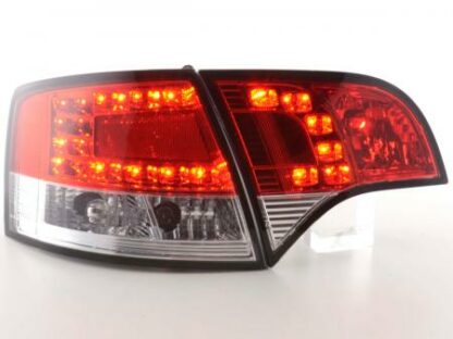 LED-takavalot Audi A4 Avant type 8E vm. 04-08 punainen/kirkas Takavalot 2