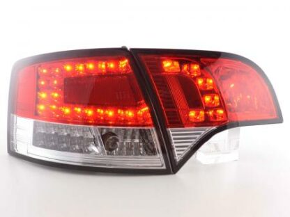 LED-takavalot Audi A4 Avant type 8E vm. 04-08 punainen/kirkas Takavalot 2
