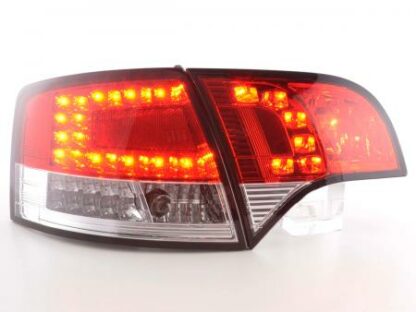 LED-takavalot Audi A4 Avant type 8E vm. 04-08 punainen/kirkas Takavalot 3