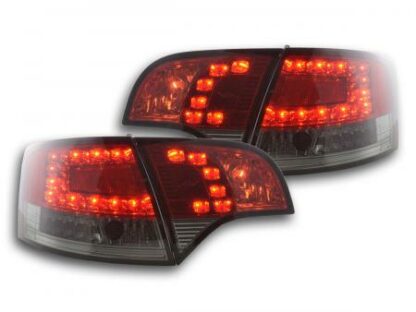 LED-takavalot Audi A4 Avant type 8E vm. 04-08 punainen/musta Takavalot