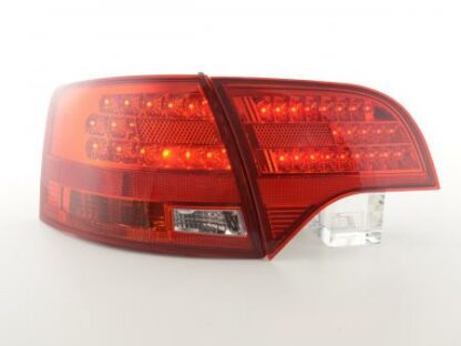 LED-takavalot Audi A4 B7 8E Avant vm. 04-08 punainen/kirkas Takavalot