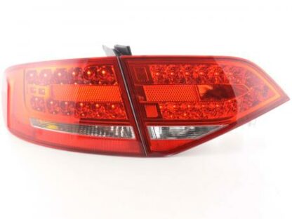 LED-takavalot Audi A4 B8 8K saloon vm. 07- punainen/kirkas Takavalot