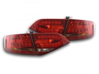 LED-takavalot Audi A4 B8 8K saloon vm. 07- punainen/musta Takavalot