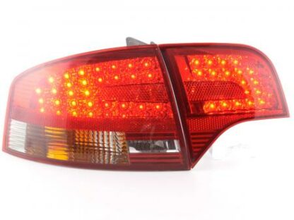 LED-takavalot Audi A4 B7 8E saloon vm. 04-07 punainen/musta Takavalot 3
