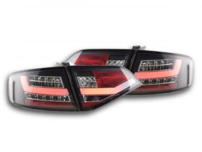 LED-takavalot Audi A4 B8 8K saloon vm. 07-11 musta Takavalot