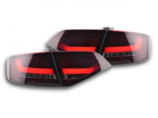 LED-takavalot Audi A4 B8 8K Limo vm. 07-11 punainen/musta Takavalot
