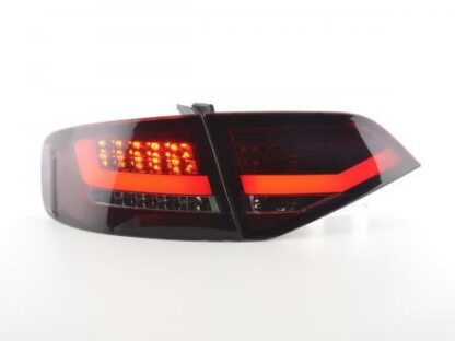 LED-takavalot Audi A4 B8 8K Limo vm. 07-11 punainen/musta Takavalot 2