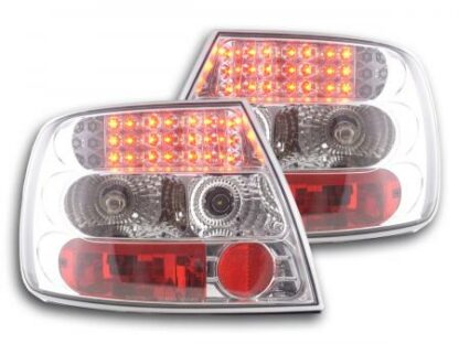 LED-takavalot Audi A4 saloon type B5 vm. 95-00 kromi Takavalot