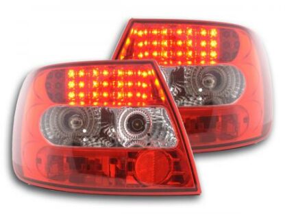 LED-takavalot Audi A4 saloon type B5 vm. 95-00 kirkas/punainen Takavalot