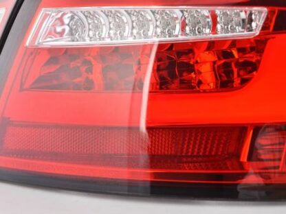 LED-takavalot Audi A5 8T Coupe/Sportback vm. 07-11 punainen/kirkas Takavalot 4