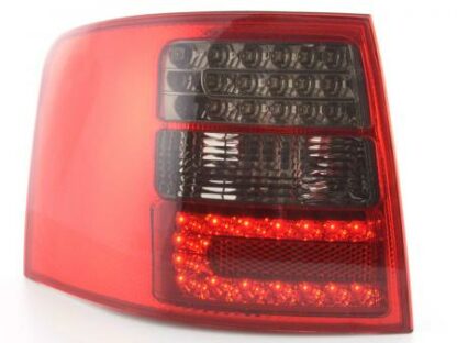 LED-takavalot Audi A6 Avant type 4B vm. 97-03 musta/punainen Takavalot 2