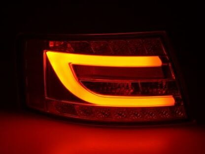 LED-takavalot Audi A6 saloon (4F) vm. 04-08 kromi Takavalot 3