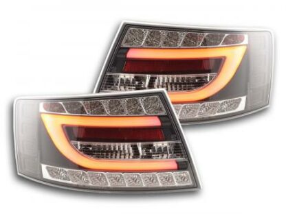 LED-takavalot Audi A6 saloon (4F) vm. 04-08 musta Takavalot
