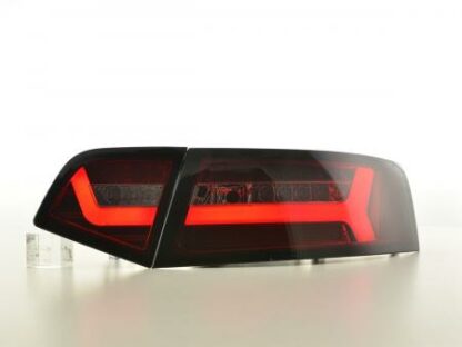 LED-takavalot Audi A6 4F saloon vm. 08-11 punainen/smoke dynaamisella vilkulla Takavalot