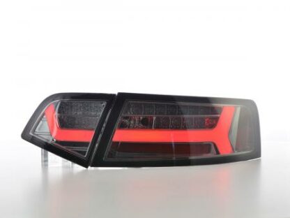 LED-takavalot Audi A6 4F saloon vm. 08-11 smoke dynaamisella vilkulla Takavalot
