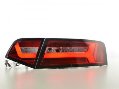 LED-takavalot Audi A6 4F saloon vm. 08-11 punainen/kirkas dynaamisella vilkulla Takavalot