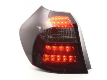 LED-takavalot BMW serie 1 E87/E81 3/5-Dr. vm. 04-07 punainen/musta Takavalot 2