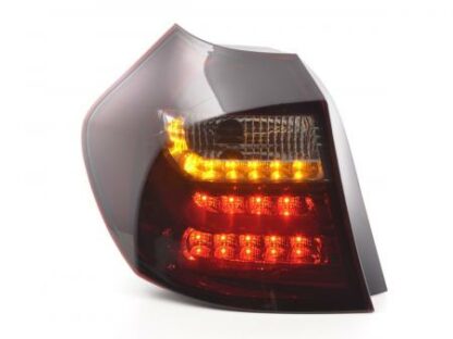 LED-takavalot BMW serie 1 E87/E81 3/5-Dr. vm. 04-07 punainen/musta Takavalot 3