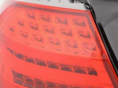 LED-takavalot BMW serie 3 E92 Coupe vm. 06-10 punainen/kirkas Takavalot 4