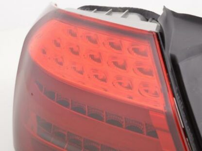 LED-takavalot BMW serie 3 E92 Coupe vm. 06-10 punainen/musta Takavalot 4
